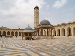 The Great Mosque of Aleppo (Arabic:جامع حلب الكبير Jāmi‘ Halab al-Kabīr) or the Ummayad Mosque of Aleppo(Masjid al-Umayya bi Halab) is the largest and oldest mosque in the city of Aleppo in northern Syria. The present mosque dates form