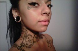  prolly one of the best wu tang clan tattoos ive seen. bold move to get it on your face&hellip;but maaan is that fresh :) ~gives stamp of approval~