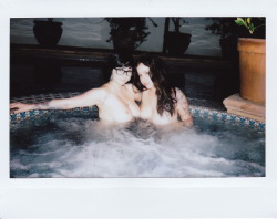 aninstantwithlaura:  Quinne and Sash Suicide in The Hot Tub Collection. - January, 2012, Los Angeles -