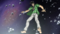 cloacamahoney:  grapeyguts:  khaaaahhh:  KAIJI IN SPACE  summoned to the heavens by akagi’s ghost for a stern talking to  “I said it was ok to live a third-rate life but this is fucking ridiculous, Kaiji-kun.”  kaijis feeeet