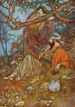farsizaban:  More Illustrations from Rubaiyat of Omar Khayyam by Edmund Dulac