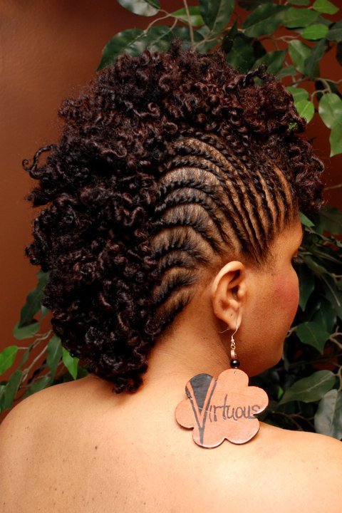 Braid updo hairstyles black women