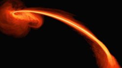 latimes:  Giant black hole is seen gobbling up a star: A star in another galaxy was ripped apart by the black hole’s intense gravity. “It turned into this really thin piece of spaghetti,” an astronomer says. Image: Computer-simulated image shows