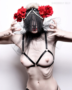 rant-model:  Photographer: Dangerously Dolly Model/MUA: Rant (me) Headpiece and Wardrobe: Oracles Arise Clothier 