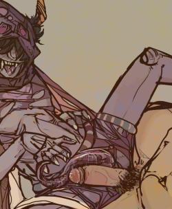 whatnobrono:   ///nsfw.//dick tentacle bulge.// faun-songs answered: gamzee i doubt you meant this. my apologies.   