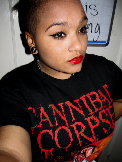 deathsownlittlestar:  I finally have a Cannibal Corpse shirt! 