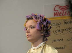 Jimmy (now Julia) wasn&rsquo;t happy to be a hair model at the training center for hairstylists.