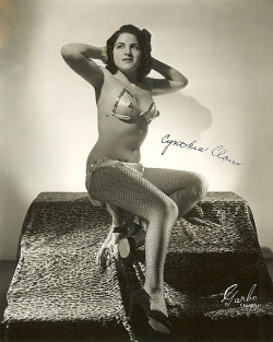 Cynthia Claire Signed vintage 40&rsquo;s-era promo photo..