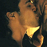 dangfury:  Ah yes, this scene again. Surprised? xD Agron’s hand coming up a moment then going right back down; he doesn’t know what to do with himself. xD Nasir’s hand sliding down Agron’s face to rest on his chest The lip-bite for sure!! and