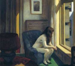 artpedia:  Edward Hopper - Eleven A.M, 1926. Oil on canvas 