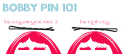 mycroft-queenofcake:  chubby-bunnies:  teaplusbeardspluscake:  cuntbarf:  xthedeathofme:      Am I the only one just learning this?    Did you know that the correct way to insert a bobby pin in your hair is with the wavy side down? We all know the flat