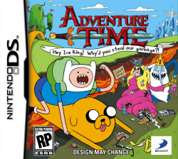 gameandgraphics:  Adventure Time video game box art unveiled!! The game will be released for DS and 3DS this fall. You’ll find all the info here.  
