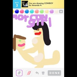 Copied you @darletta666 @amandaswag  #cowgirl #cowboy #drawsomething #sex  (Taken with instagram)
