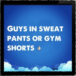 #guys #sweatpants #meshshorts #yummy #whitegirlproblems  (Taken with instagram)