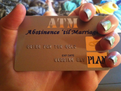 whitewolftati:  howthehellnow:  crowmygod:  melvismd:  iamalsohere:  ectoripper:  katydidnot:  dear internet, let me tell you some things about my public-school-in-georgia sex education. pictured above is my abstinence til marriage card, given to me in