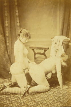 Another antique strap-on. I think as long as we&rsquo;ve had vaginas we&rsquo;ve been making things to put in them.Â  cuntbarf:  c.1890Â  