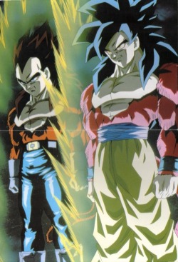 e-bae:  SSJ4 Goku and Vegeta  