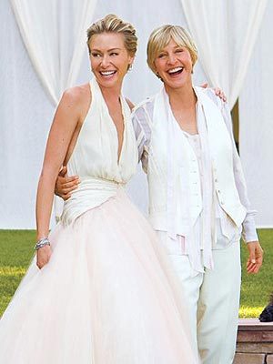 Ellen degeneres and wife wedding