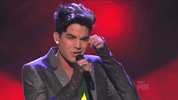 officialonewe:  Adam Lambert performing Never Close Our Eyes on American Idol [x]  He looks so handsome!  I think I&rsquo;m going to get his new album today :)
