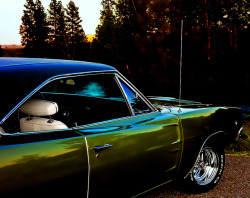check-your-self:  1968 Dodge Charger R/T - Emerald Evening by 1968 Dodge Charger R/T on Flickr. 