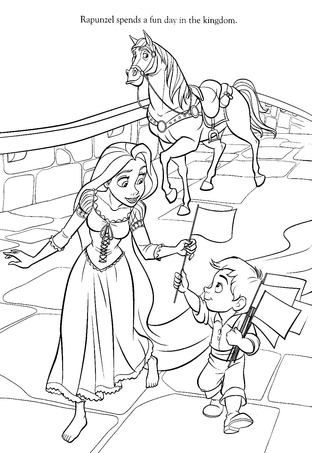tangled lantern coloring pages - photo #25