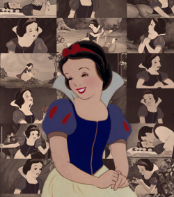 disneysduchess:  Disney Princesses in the chronological order #1 Snow White- Snow White and the Seven Dwarfs (1937) 