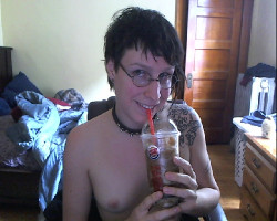 Crawling out of bed and the first thing I see is http://lavenderpanda.tumblr.com handing me an Icee. That&rsquo;s love, right there.