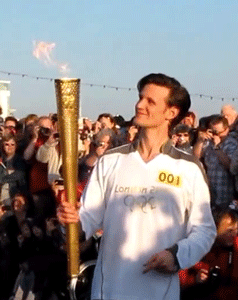 jessthatawesome:  mirabilelectu:  Jesus Christ I feel like his mother because just looking at this gif makes me nervous. “No Matt don’t wave the fire around it’s dangerous.” “Matt please be careful and don’t drop the Olympic torch.” “For