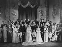 oldmemoriesfromtodayspeopleseyes:  Wedding picture of Princess Elizabeth (Later HM Queen Elizabeth II) and The Duke of Edinburgh 