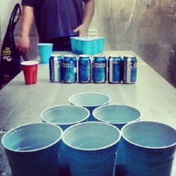 Beer Pong!  (Taken with instagram)