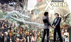  The Marvel of gay marriage: Northstar breaks comic book boundaries For the first time, a mainstream superhero comic book will be holding a gay wedding. Metro looks at how more and more costumed crime fighters are coming out of the closet… 