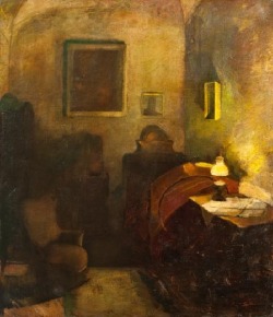 poboh:  Interior, Réti István. Hungarian (1872 - 1945) 