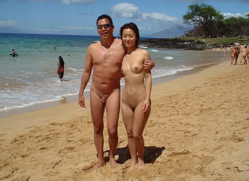 Japanese girl nude beach