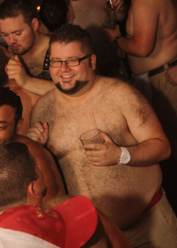 abrnbear:  puckotg22:  From Bear Pride 2012 in Chicago  Wow I thought he was completely naked at first 