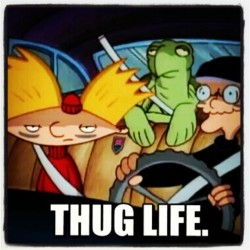 ill3stjuan:  #HeyArnold #ThugLife (Taken with instagram)