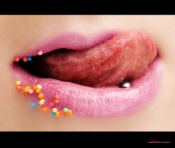Photographer: Photodesign Sparr Candy lips &amp; pierced tongue&hellip;