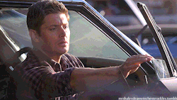 mrshaleydeanwinchesterackles:  requested by Jenny - Dean fixing his Baby 