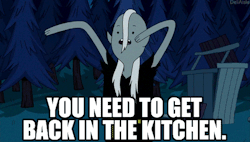 frootloopnoob:  redefiningbodyimage:  gallium-knight:    Reason number 66436743 why I love Adventure Time  And even though Ice King is a totally sexist gross rapey creep, that shit is not tolerated by anybody in the show. Finn and Jake make sure Ice King