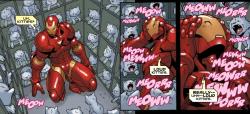 assemblargh:  thelastdandelion:  Iron Man vs. Cats  pictured: Iron Man taking a trip inside Loki’s mind. 