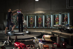 En el set de Iron Man 3