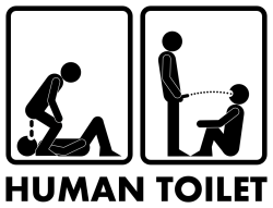slavedix:  blueprint666:  homosigns:  Human toilet  Yeah ;)  It is a human toilet too  that will happen to some slaves  in The Black New World Order
