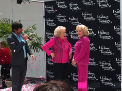 hotinclevelandblogs:  Two Bettys are better than one!  Betty White gets her own wax statue at Madame Tussaud’s.  But if that’s still not enough Betty for you, tune-in tonight at 8P/7C as she hosts a marathon of her favorite Hot In Cleveland episodes,