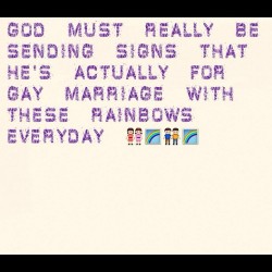 #rainbow #gay #civilrights #equality #god #lesbian  (Taken with Instagram)