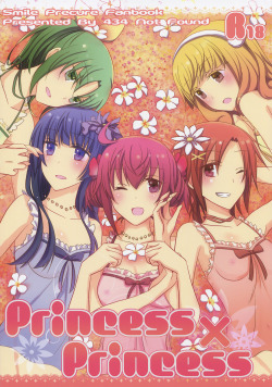 Princess x Princess by 434 Not Found A Smile Precure yuri doujin that contains censored, breast fondling/sucking, fingering, masturbation, cunnilingus.  English Mediafire: http://www.mediafire.com/?61vuvb79901k5er