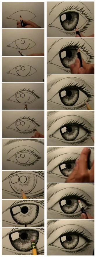Eye easy drawing ideas