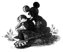 waltdisnerdd:  restedandreadytobegin:  carry-it-with-you:  b0ngs-n-th0ngs:   When Jim Henson, creator of the Muppets died in 1990, Disney released this picture of Mickey consoling Kermit the Frog.  Reblogging for the hundredth time  but what if he’s