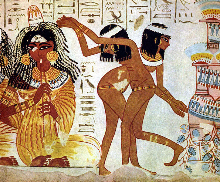 Egyptian body paint