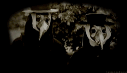 haunted-dollhouse:  Don’t you just love plague doctors?They weren’t human, you know. The real ones, the original ones.They never took off their masks. 