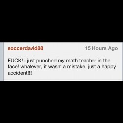 Dex&rsquo;s excuse in math (Taken with Instagram)