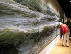 devilentejas:  alecshao:  Ran Ortner - Swell, 2006 - oil on canvas  oil on canvas? can I pluck my eyes out now and chop off my hands? I’m not using them. 